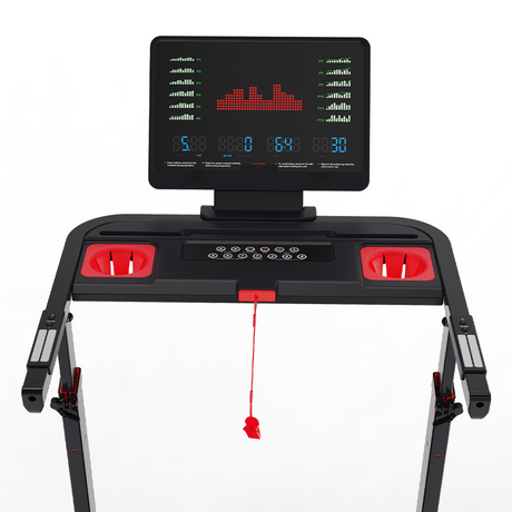 CITYSPORTS NB6 — Treadmill 3700W, 1–15,5 km/h, 15 levels elec | Foldable, Black